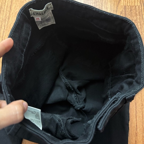 L’Agence Margot Skinny High Rise Jeans in black size 25 - Picture 11 of 15